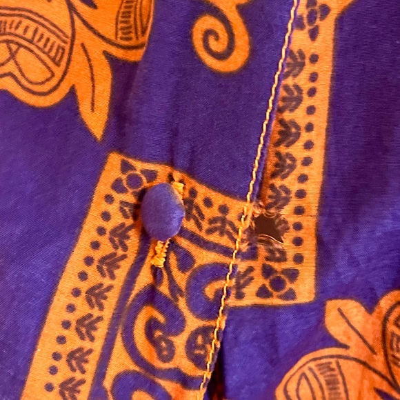 EUC S Odd Molly Vibrant Blue Orange Dress - Picture 7 of 12